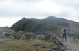 Approaching the summit of the Old Man of Coniston