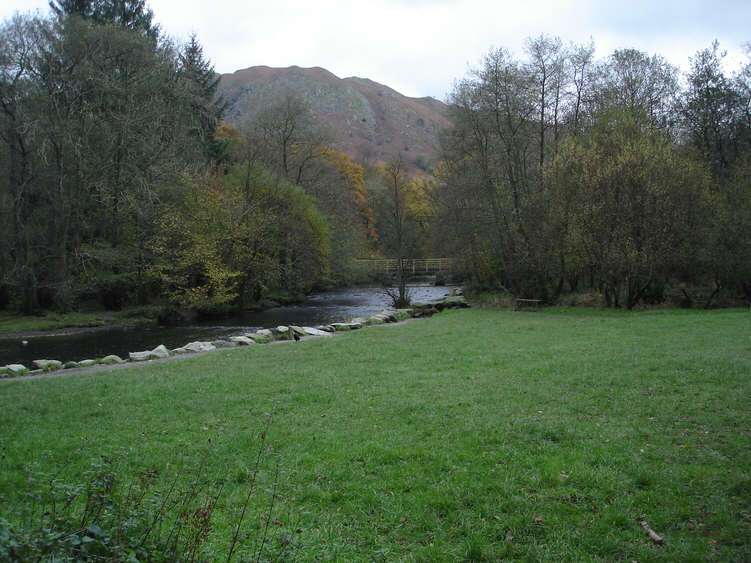 The River Rothay between Rydal Water and Grasemere