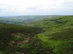 Moorland valley