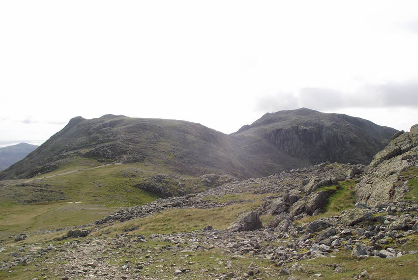 Scafell Pike from Great End