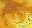 Map for walk on Kinder